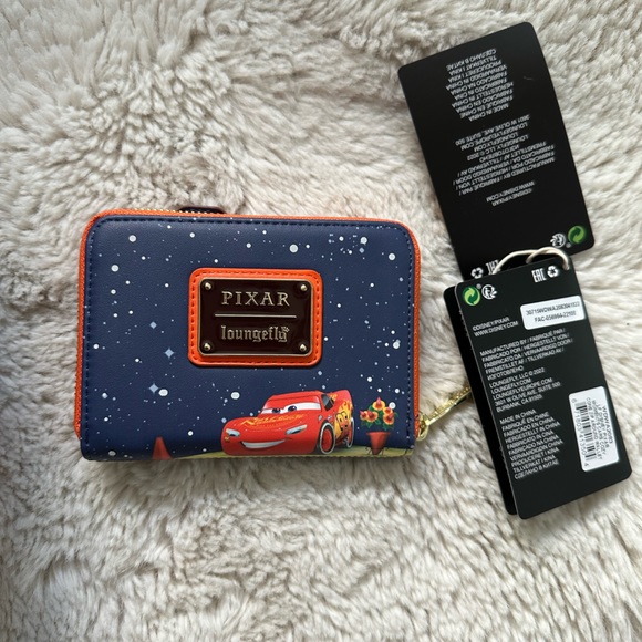 🚨NEW🚨Cars Cozy Cone Motel Glow Backpack & Wallet- Loungefly - Picture 13 of 15